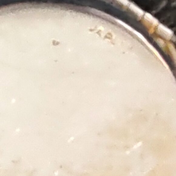 Vintage Petrified Forest Trinket Box Enamel Shield - Picture 2 of 5